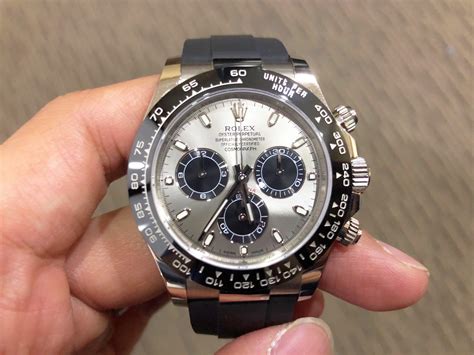 rolex daytona oysterflex white gold